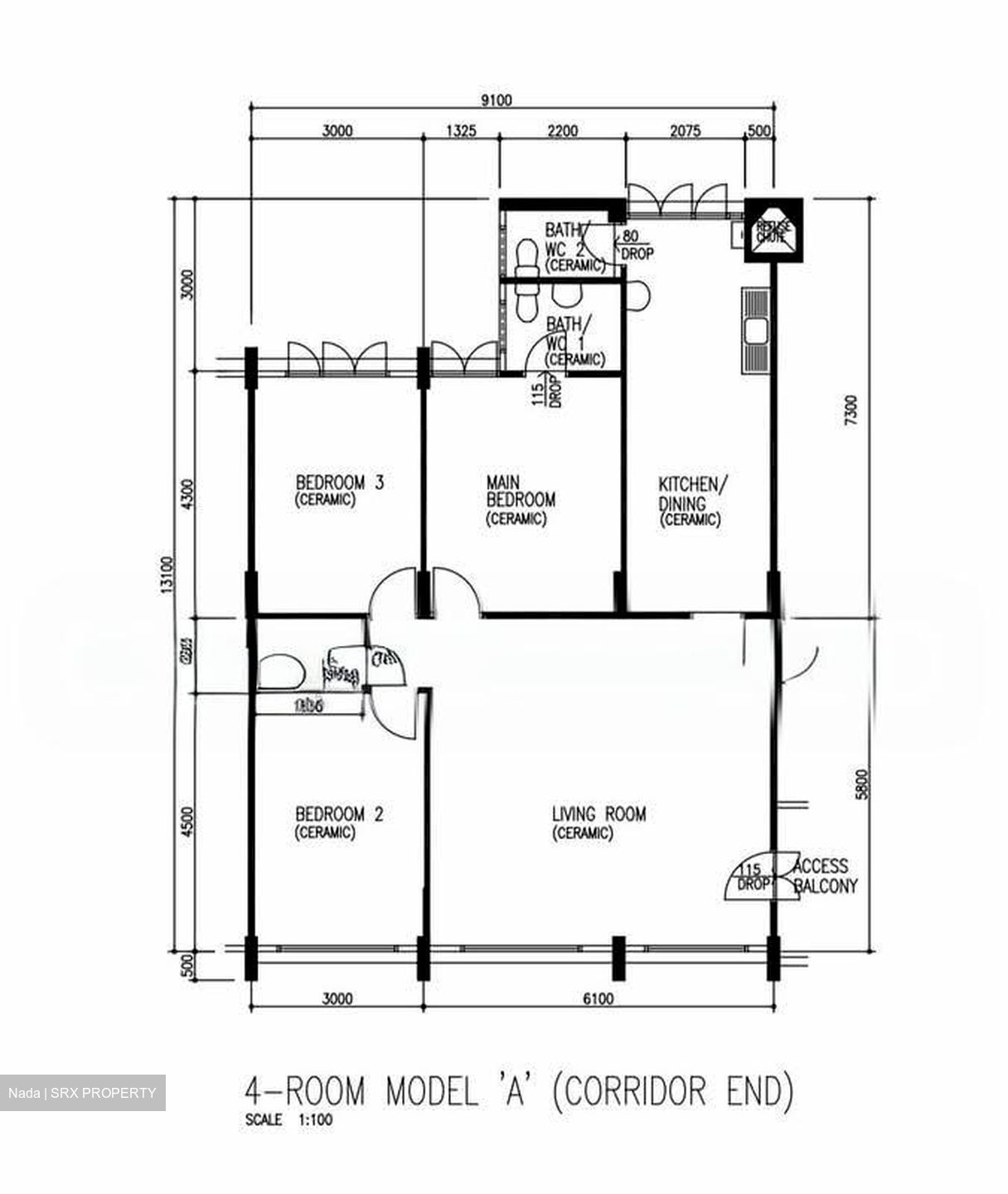Blk 634 Yishun Street 61 (Yishun), HDB 4 Rooms #543067711